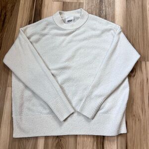 Aerie Cream Crewneck Womens Sweater size XXS